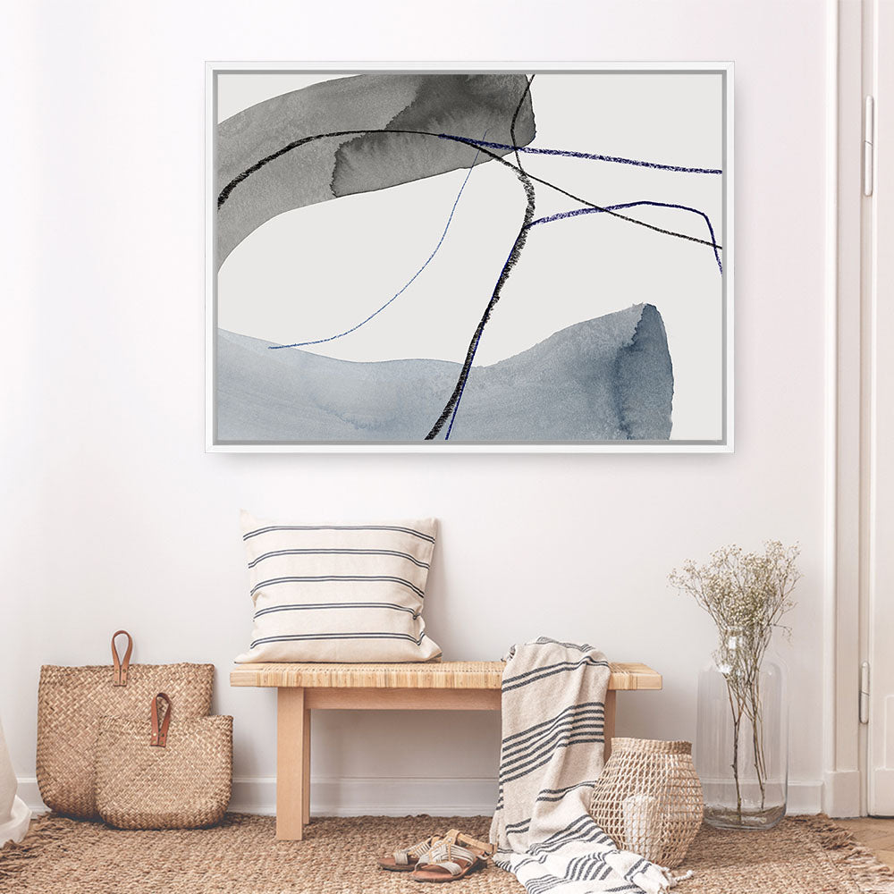 Shop Wrapped I Canvas Print a painted abstract themed framed canvas wall art print from The Print Emporium artwork collection - Buy Australian made fine art painting style stretched canvas prints for the home and your interior decor space, TPE-PC-PI593-CA-35X46-NF