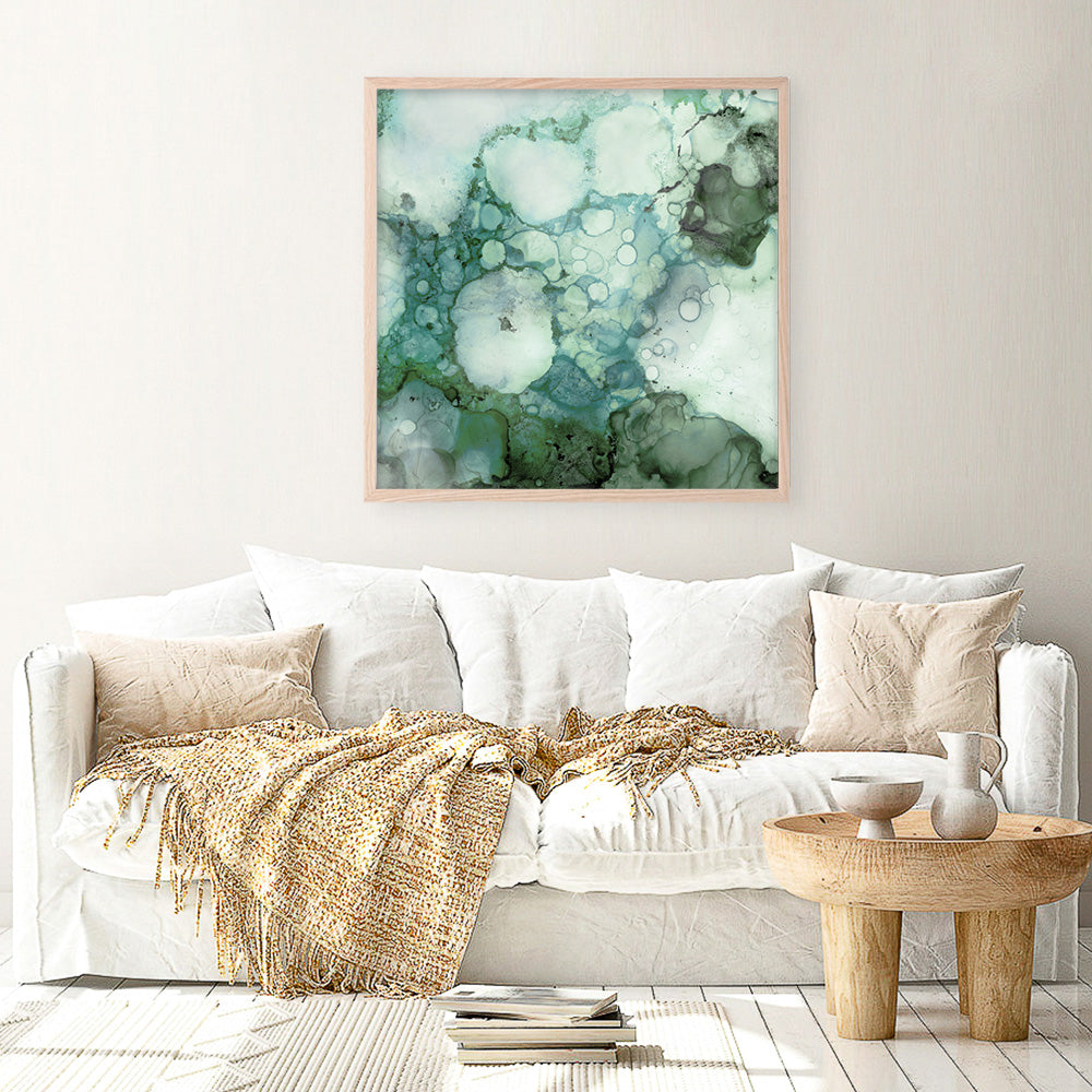 Shop Zen Panel I (Square) Art Print a painted abstract themed wall art print from The Print Emporium wall artwork collection - Buy Australian made fine art painting style poster and framed prints for the home and your interior decor room, TPE-PC-WK052-AP