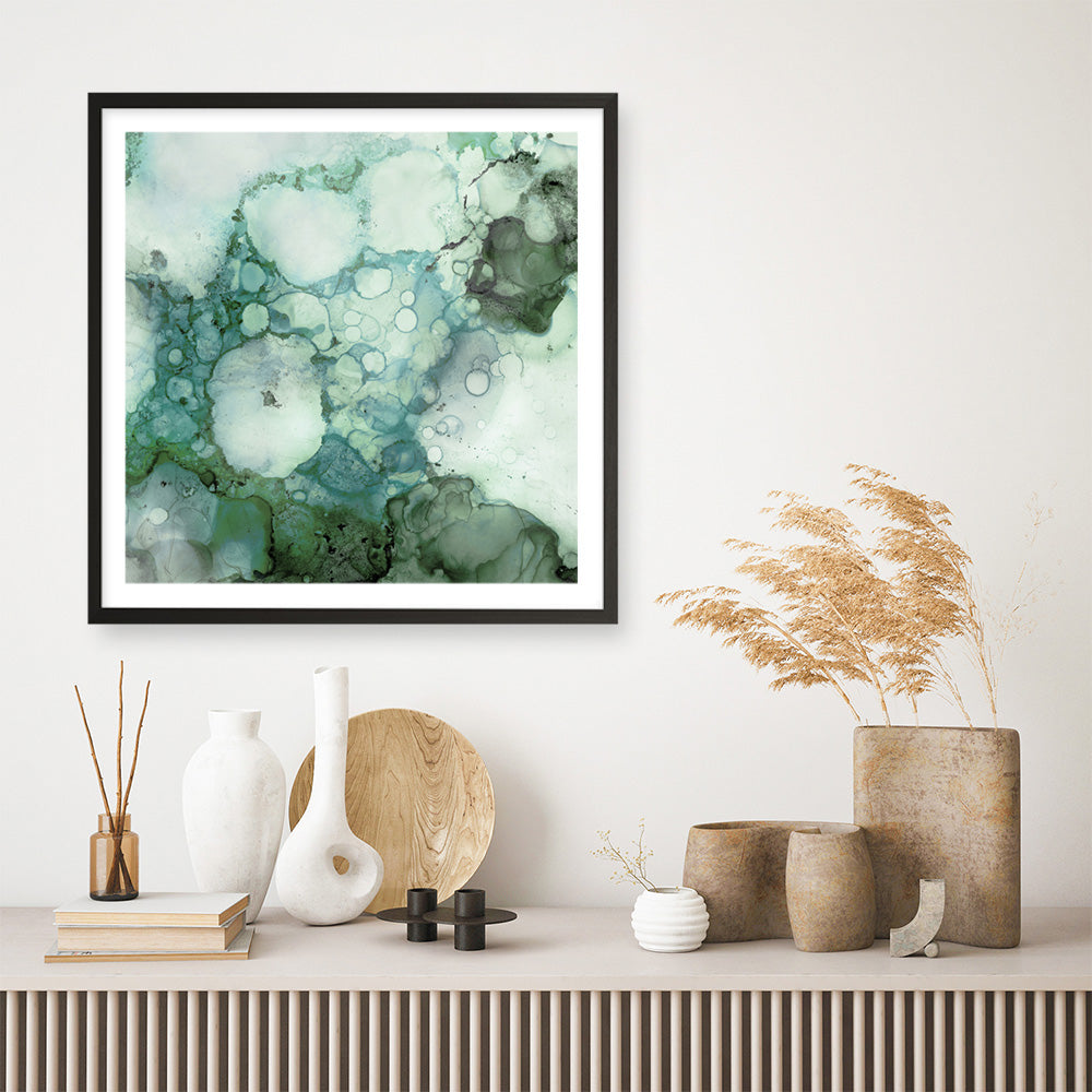 Shop Zen Panel I (Square) Art Print a painted abstract themed wall art print from The Print Emporium wall artwork collection - Buy Australian made fine art painting style poster and framed prints for the home and your interior decor room, TPE-PC-WK052-AP