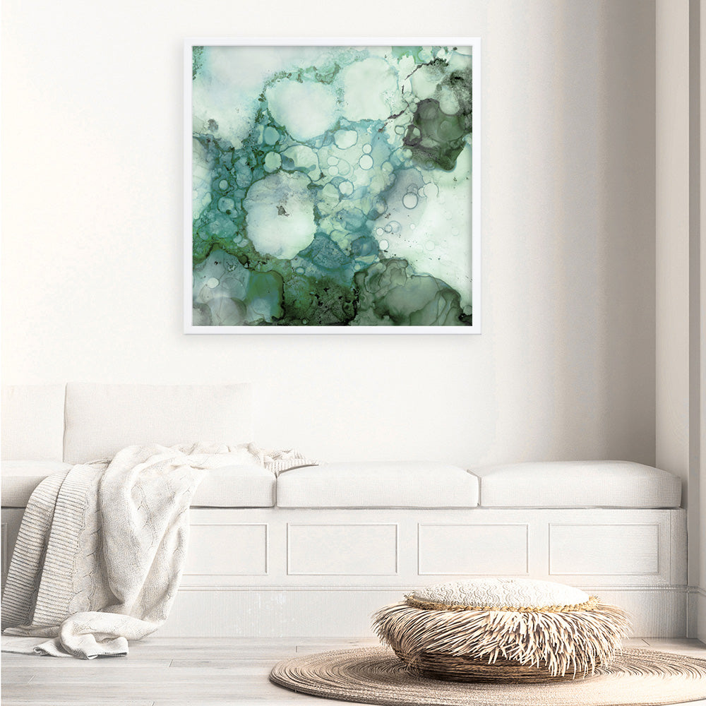 Shop Zen Panel I (Square) Art Print a painted abstract themed wall art print from The Print Emporium wall artwork collection - Buy Australian made fine art painting style poster and framed prints for the home and your interior decor room, TPE-PC-WK052-AP