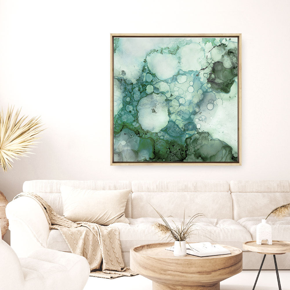 Shop Zen Panel I (Square) Canvas Print a painted abstract themed framed canvas wall art print from The Print Emporium artwork collection - Buy Australian made fine art painting style stretched canvas prints for the home and your interior decor space, TPE-PC-WK052-CA-40X40-NF