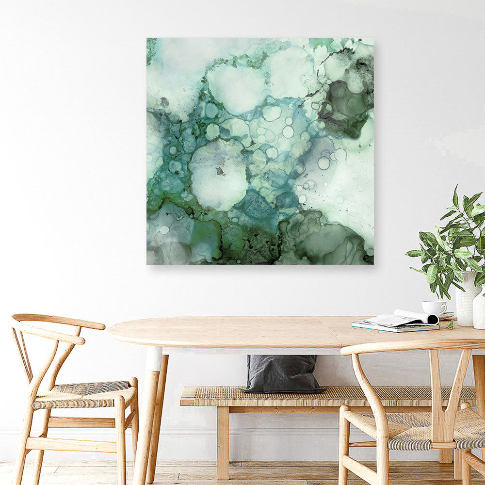 Shop Zen Panel I (Square) Canvas Print a painted abstract themed framed canvas wall art print from The Print Emporium artwork collection - Buy Australian made fine art painting style stretched canvas prints for the home and your interior decor space, TPE-PC-WK052-CA-40X40-NF