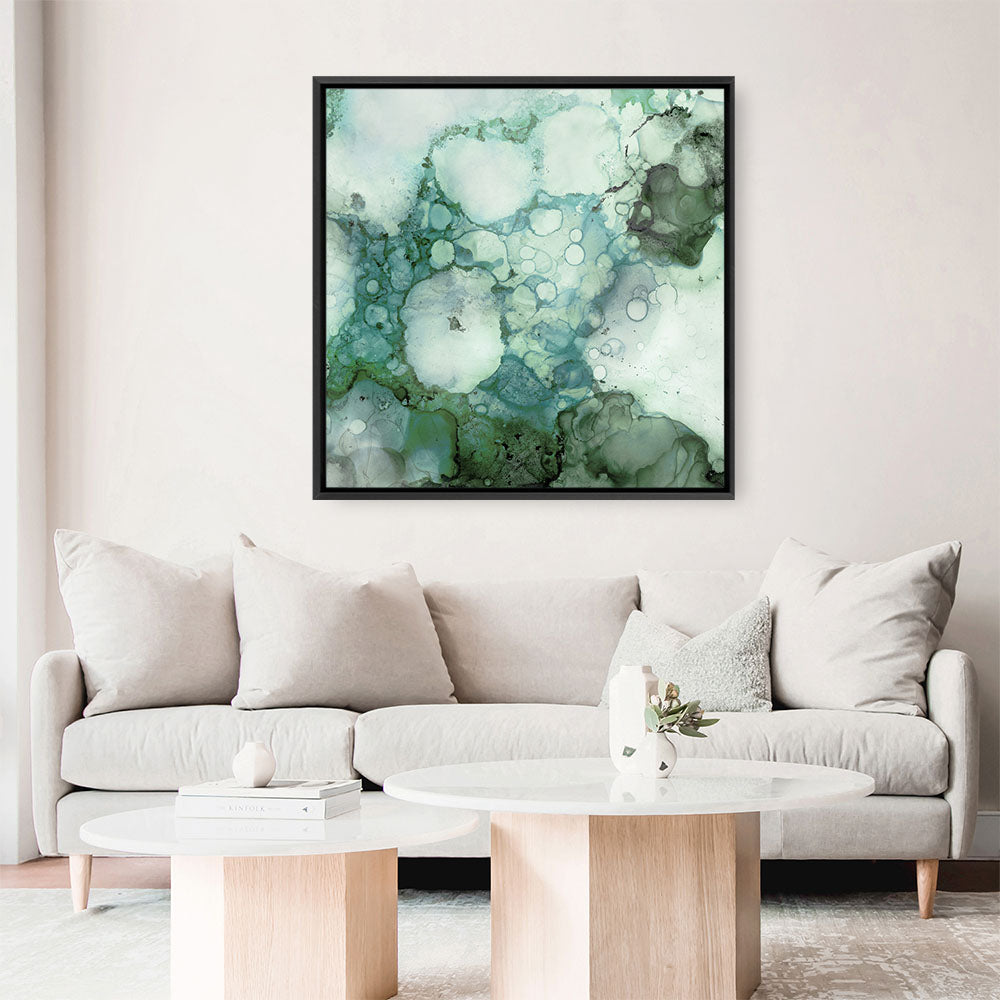 Shop Zen Panel I (Square) Canvas Print a painted abstract themed framed canvas wall art print from The Print Emporium artwork collection - Buy Australian made fine art painting style stretched canvas prints for the home and your interior decor space, TPE-PC-WK052-CA-40X40-NF