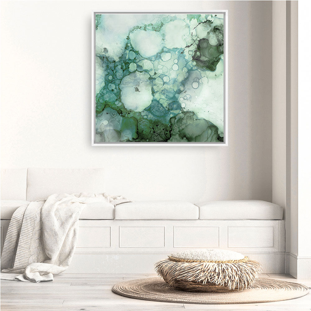 Shop Zen Panel I (Square) Canvas Print a painted abstract themed framed canvas wall art print from The Print Emporium artwork collection - Buy Australian made fine art painting style stretched canvas prints for the home and your interior decor space, TPE-PC-WK052-CA-40X40-NF