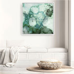 Shop Zen Panel I (Square) Canvas Print a painted abstract themed framed canvas wall art print from The Print Emporium artwork collection - Buy Australian made fine art painting style stretched canvas prints for the home and your interior decor space, TPE-PC-WK052-CA-40X40-NF