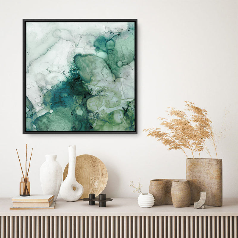 Shop Zen Panel IV (Square) Canvas Print a painted abstract themed framed canvas wall art print from The Print Emporium artwork collection - Buy Australian made fine art painting style stretched canvas prints for the home and your interior decor space, TPE-PC-WK055-CA-40X40-NF