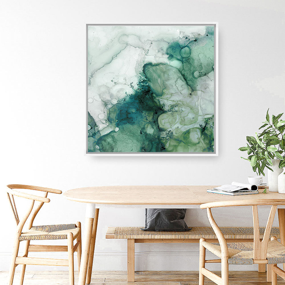 Shop Zen Panel IV (Square) Canvas Print a painted abstract themed framed canvas wall art print from The Print Emporium artwork collection - Buy Australian made fine art painting style stretched canvas prints for the home and your interior decor space, TPE-PC-WK055-CA-40X40-NF