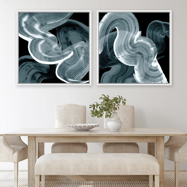 Swirl II (Square) Canvas Print