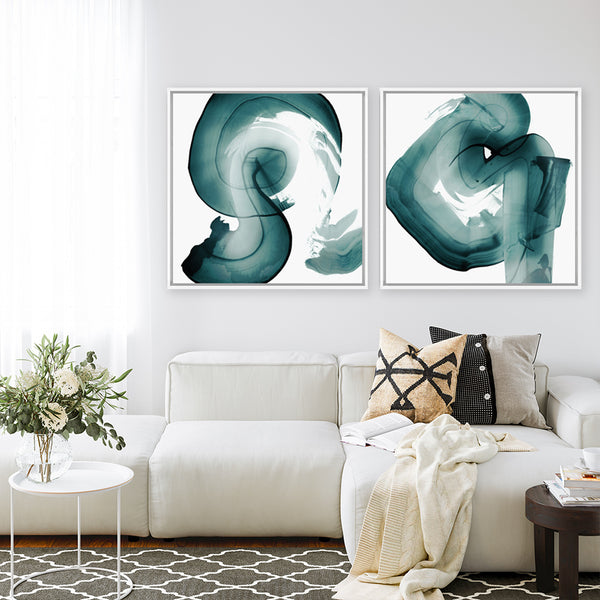Swirl IV (Square) Canvas Print