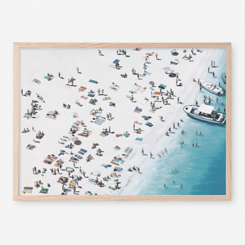 Day At The Beach Art Print