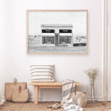 Black & White Marfa Art Print