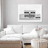 Black & White Marfa Art Print