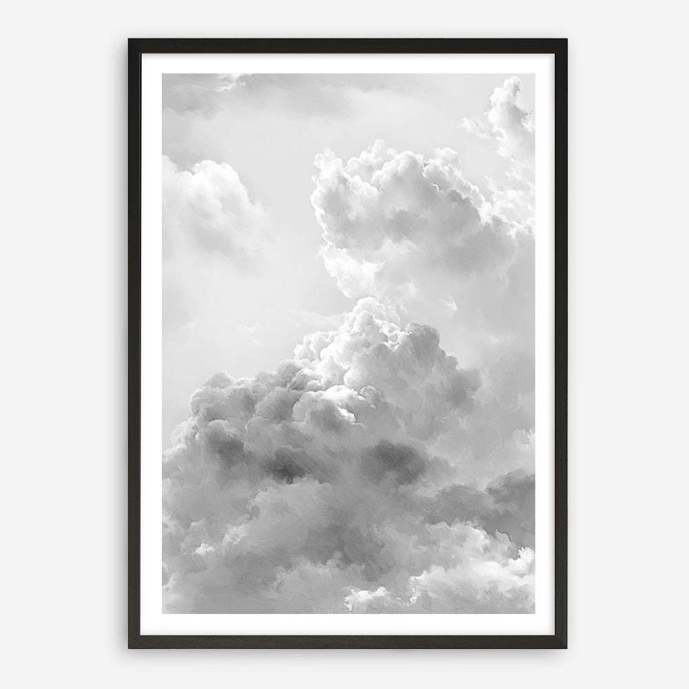 Grey Cloudscape II Art Print