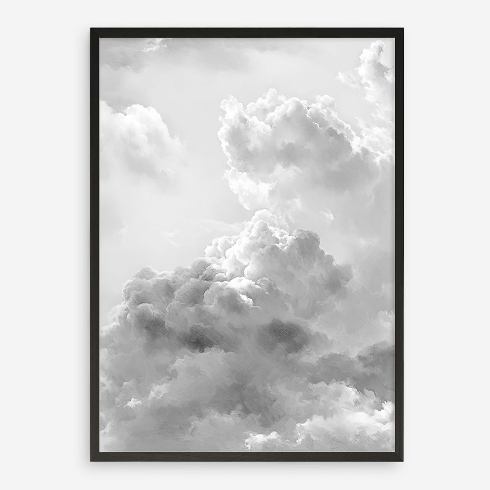 Grey Cloudscape II Art Print
