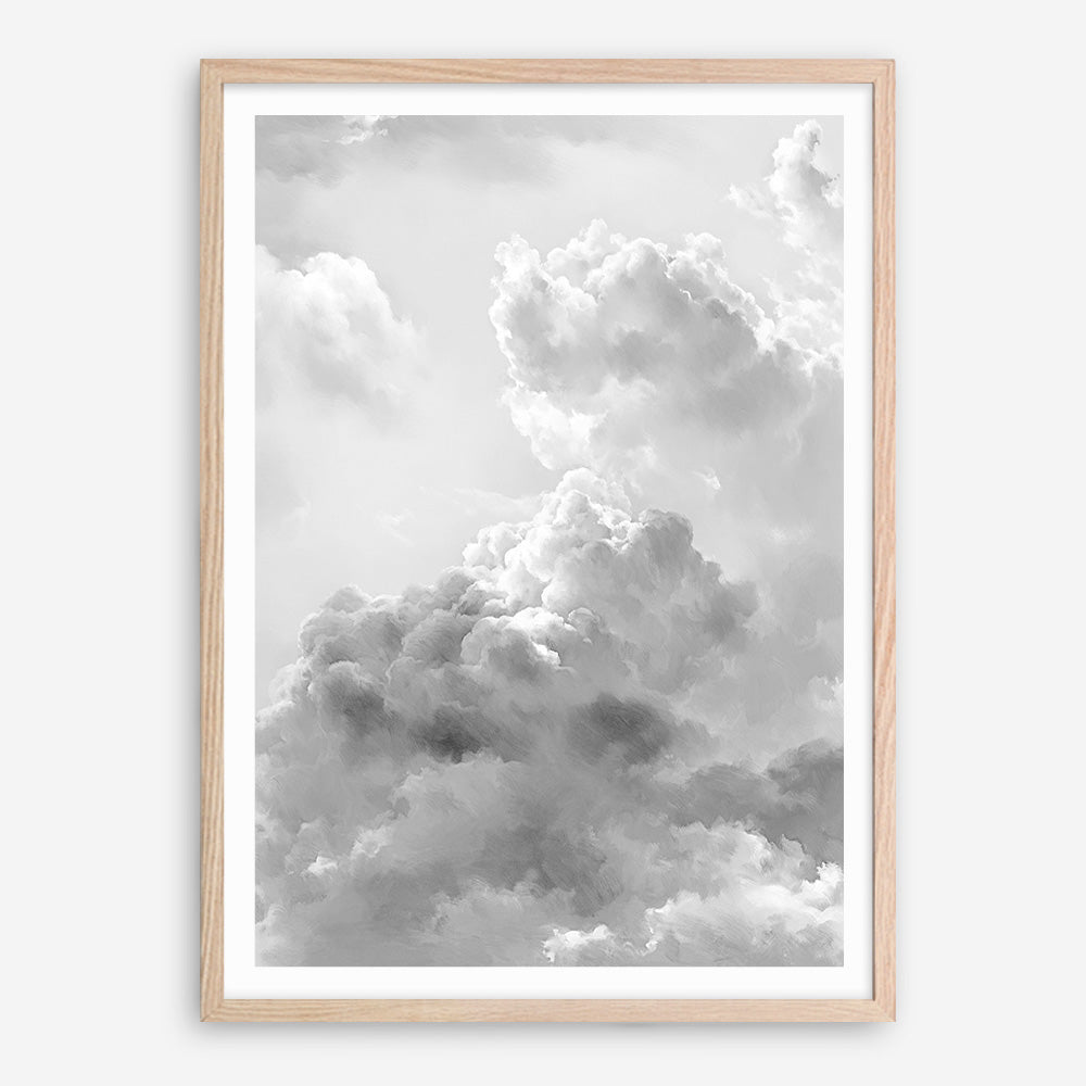 Grey Cloudscape II Art Print