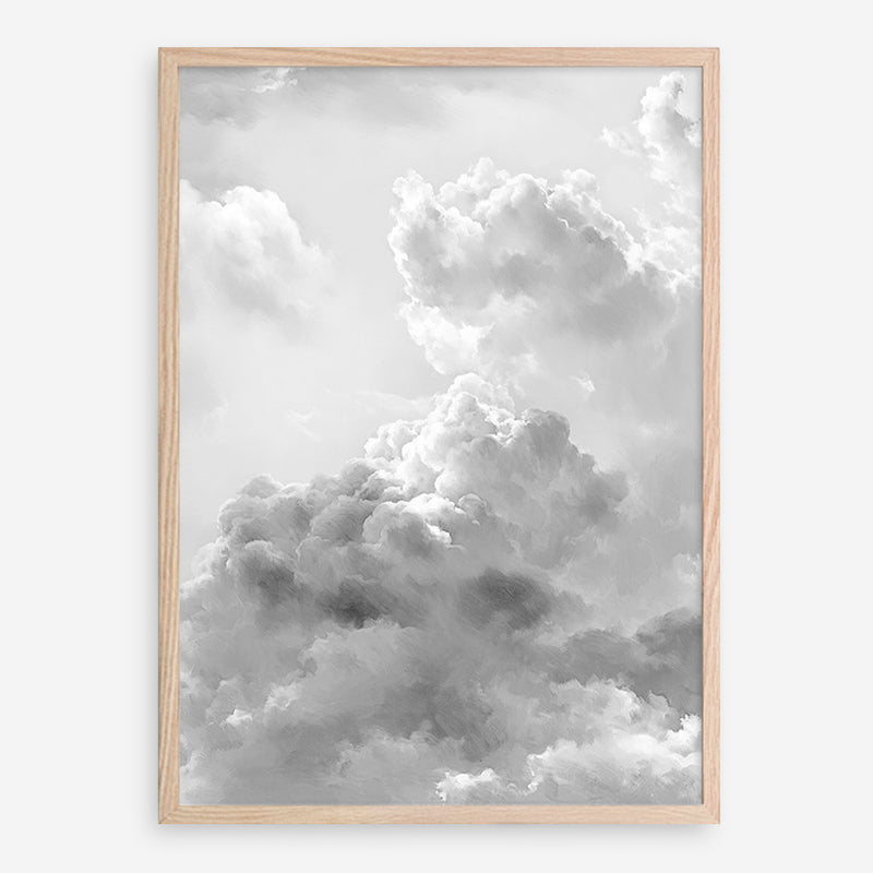 Grey Cloudscape II Art Print