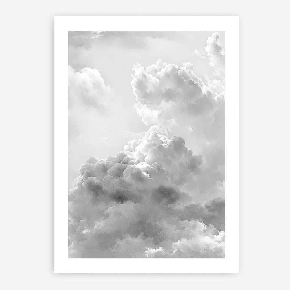 Grey Cloudscape II Art Print