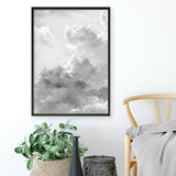 Grey Cloudscape II Art Print