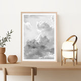 Grey Cloudscape II Art Print