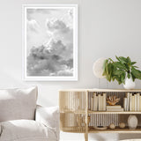 Grey Cloudscape II Art Print