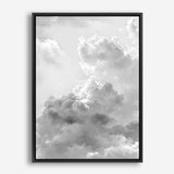 Grey Cloudscape II Canvas Print