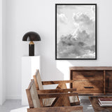 Grey Cloudscape II Canvas Print