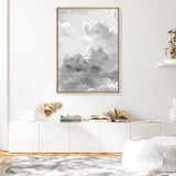 Grey Cloudscape II Canvas Print