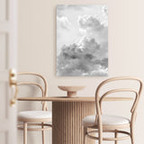 Grey Cloudscape II Canvas Print
