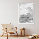 Grey Cloudscape II Canvas Print