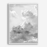 Grey Cloudscape II Canvas Print