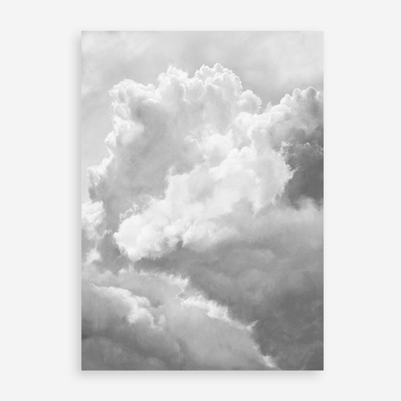 Grey Cloudscape III Art Print