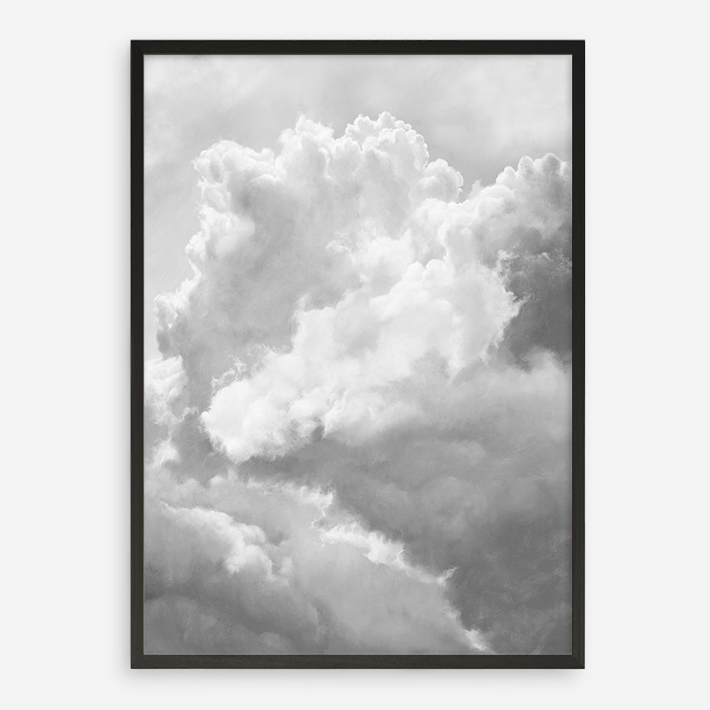 Grey Cloudscape III Art Print