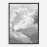 Grey Cloudscape III Art Print