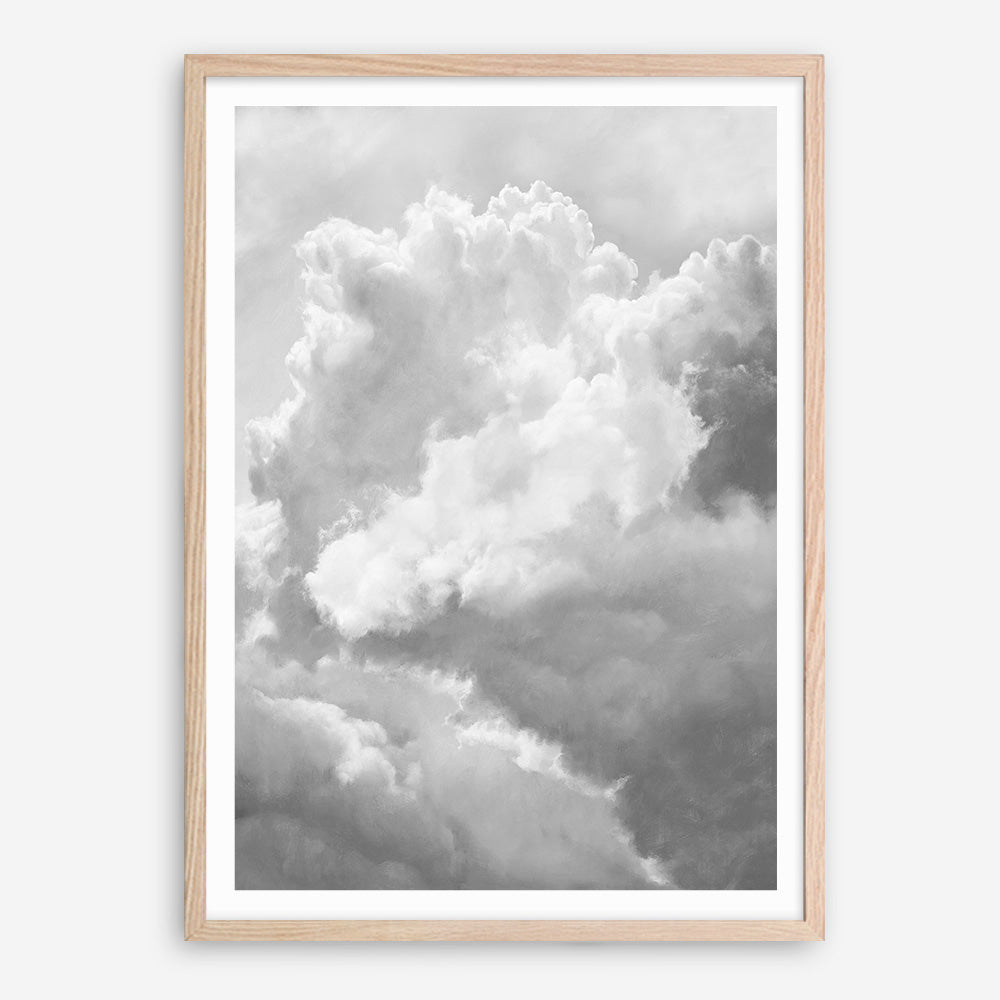 Grey Cloudscape III Art Print