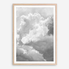 Grey Cloudscape III Art Print