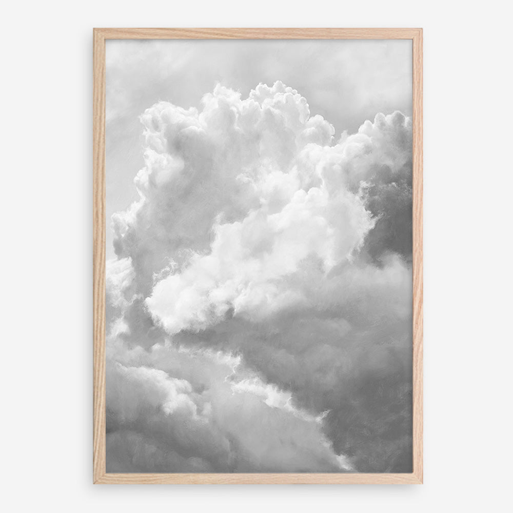 Grey Cloudscape III Art Print