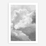 Grey Cloudscape III Art Print
