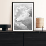 Grey Cloudscape III Art Print