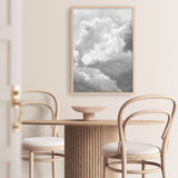 Grey Cloudscape III Art Print