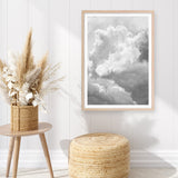 Grey Cloudscape III Art Print