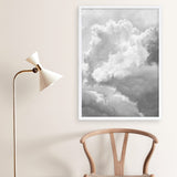 Grey Cloudscape III Art Print