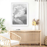 Grey Cloudscape III Art Print