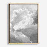 Grey Cloudscape III Canvas Print