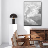 Grey Cloudscape III Canvas Print