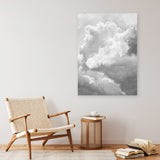 Grey Cloudscape III Canvas Print