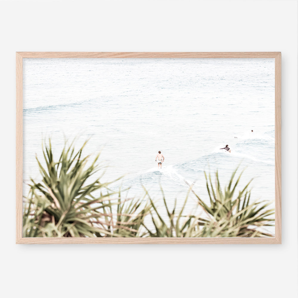 Byron Surfers Photo Art Print