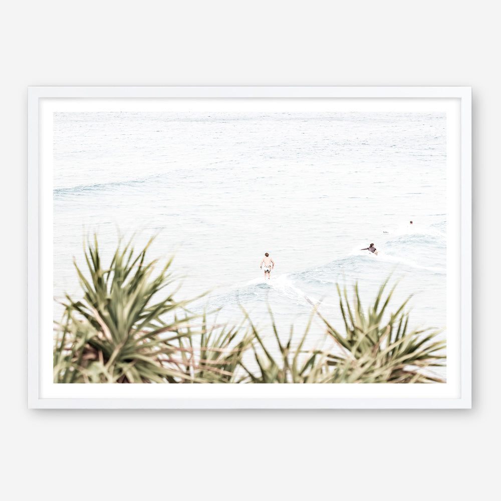 Byron Surfers Photo Art Print