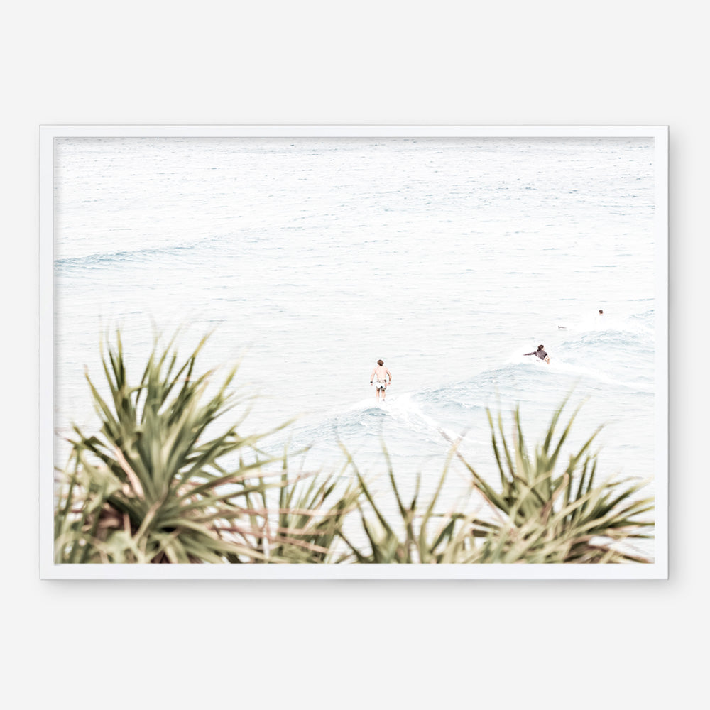 Byron Surfers Photo Art Print