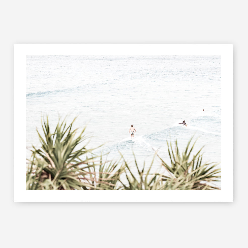 Byron Surfers Photo Art Print