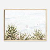 Byron Surfers Photo Canvas Print